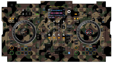 Pioneer DJ XDJ XZ Skin Camo Woodland
